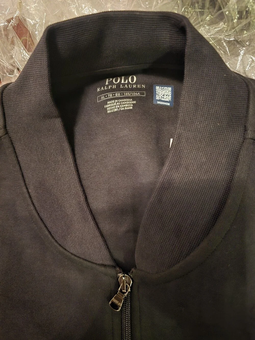 Double-Knit Flight Jacket - Polo by Ralph with Polo Pony Logo - XL